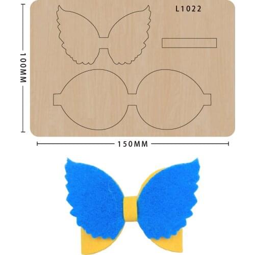 Bowknot knife mold molds,new bow-knot cutting molds, die-cutting wooden molds,suitable for big shot machines