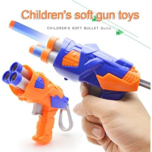 Soft EVA Bullet Toy Gun For Children Dart Suit Kids Bullet Darts Toy Sight Set Children Educational Toys Guns Random Color