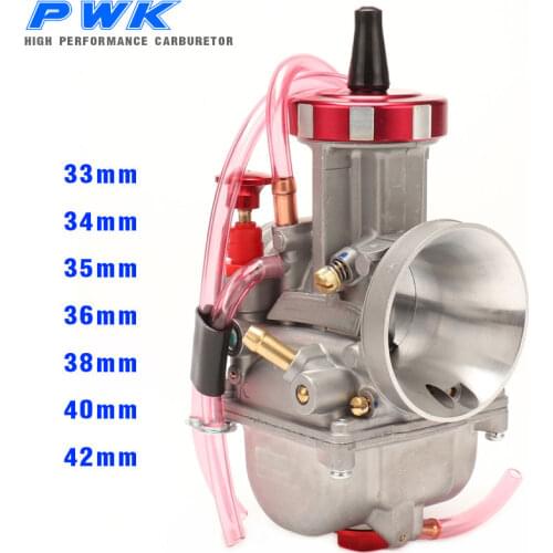 CNC PWK Carburetor 33 34 35 36 38 40 42mm Racing carb For Dirt Bike Scooters ATV UTV with Power Jet Used 125-600cc