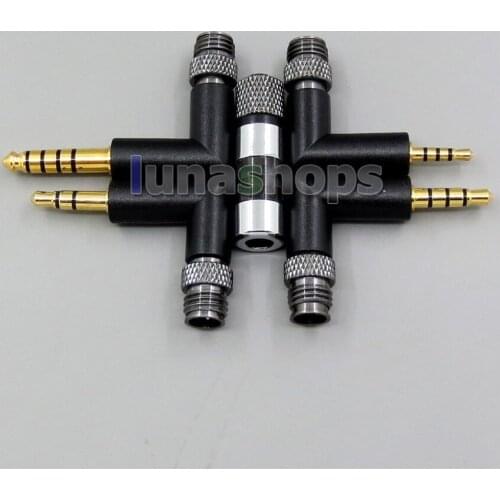 LN006133 LaoG Seires 4.4mm 2.5mm 3.5mm Balanced PLUG 4 in 1 DIY Custom Hifi earhone cable Kits Adapter For D AWESOME