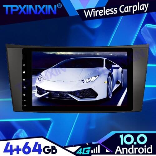 IPS Android 10 PX6 4-64G For BENZ E-Class W211 DSP Tape Recoder Player Head Unit Navigation GPS Auto Radio Multimedia Carplay