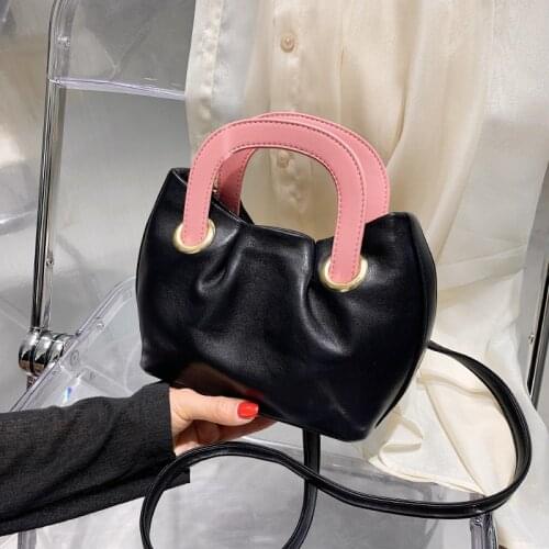 Fashion Shoulder Bag Retro hit womens crossbody bag Female Designer Leather white large Pleated cheap handbag 2021 womens bran