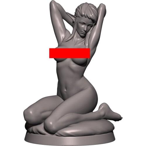 60mm Resin Model Kits The Sexy Naked Female Girl Figure Unpainted No Color RW-181