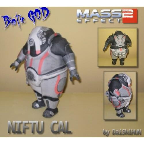 Mass Effect 2 Niftu Cal The God of Life 3D Paper Model DIY