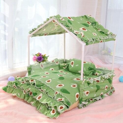 Pet tent Four seasons universal cat tent Dog kennel pet supplies small house style removable and washable pet kennel
