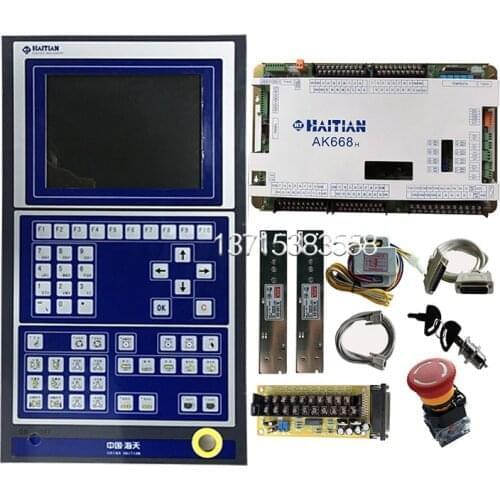 HAITIAN AK668 AK668H Control System Full Set , PLC For HAITIAN Plastic Injection Molding Machine Techmation Controller