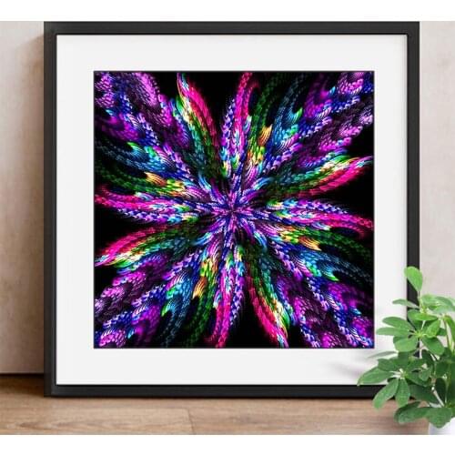 Full Square Diamond Painting Landscape Decoration Home 5D DIY Diamond Embroidery Abstract Picture Of Rhinestone Mosaic