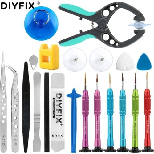 Precision Screwdriver Tweezers Plies Spudger Kit for iPhone MacBook Samsung Mobile Phone Opening Disassemble Repair Tool Set