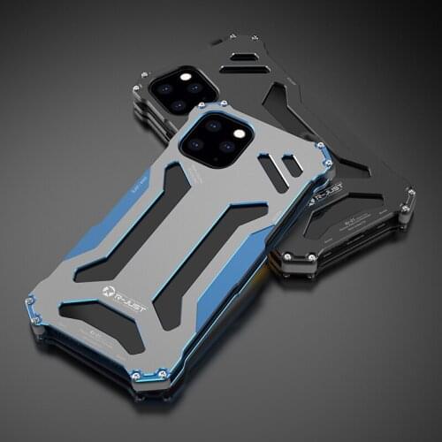 Luxury Gundam R-just Aluminum Metal Case For Apple Iphone 11 Pro Shockproof Slim Hard Back Cover For Iphone 11 Pro Max Case