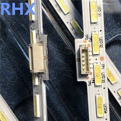 2piece/lot LED STRIPS LEFT RIGHT YLS_HRN55_7020_REV2 FOR 55" SONY KD-55X8509C TV SYV5541 64LED 596MM 100%NEW