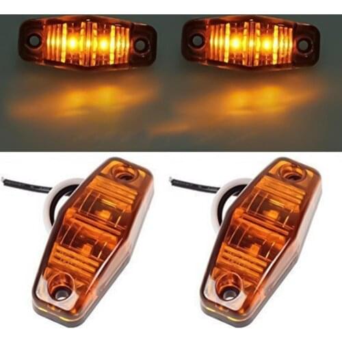 LED side beacon light waterproof truck trailer turn signal warning light подсветка салона авто Автомобильные лампы