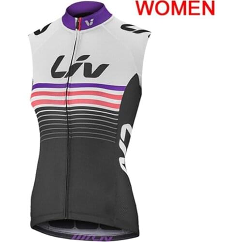 Womens Cycling Clothing bike sleeveless Jersey Road Bicycle Wear Racing Clothing Summer breathable MTB Outdoor Sportswear Y05086