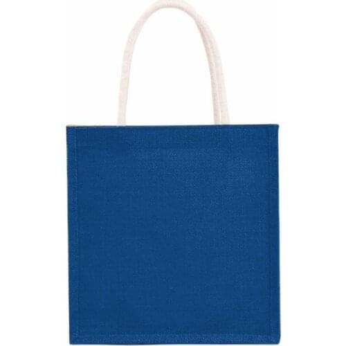 Women Jute Burlap Tote Bag Large Reusable Grocery Bags with Handles Swag Shopping Handbag Beach