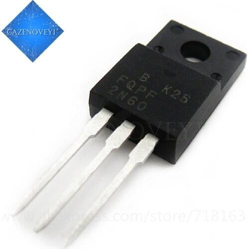 10pcs/lot FQPF2N60C 2N60C 2N60 TO-220 In Stock