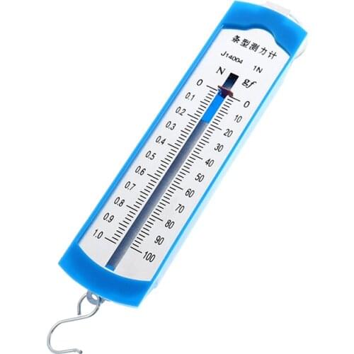 1N Spring loaded Thrust Meter Lab Dynomometer Springs Balance Newton Force Spring Scale Student Mechanics Experiment