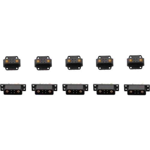 4Pairs Vtol Steering Gear Quick Release Connector 4 Pins Servo Extension Male Female Plug for RC Large Gasoline Turbojet Drone