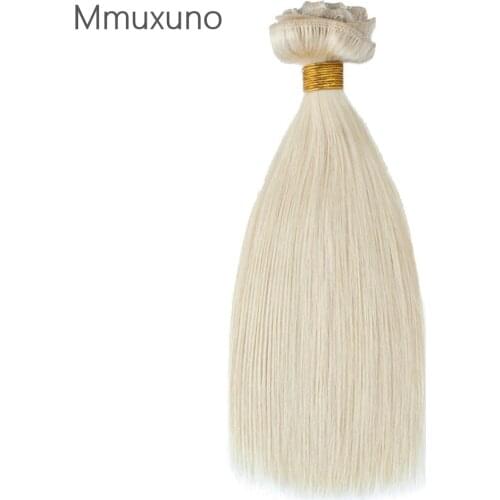 Human hair is silky and smooth long straight hair with clip 613