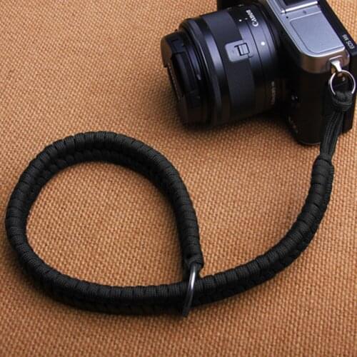 Camera Holder Paracord Rope Portable Quick Release Lightweight Braided Hand Wrist Lanyard for Nikon Canon Sony DSLR