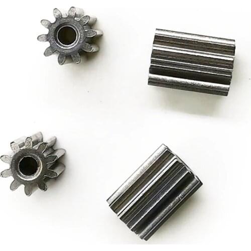 Metal Pinion 0.6 Mold 10 Tooth Inner Hole 2.23mm Long 10.3mm DIY Powder Metallurgy Miniature Gear 102.23A 0.6M
