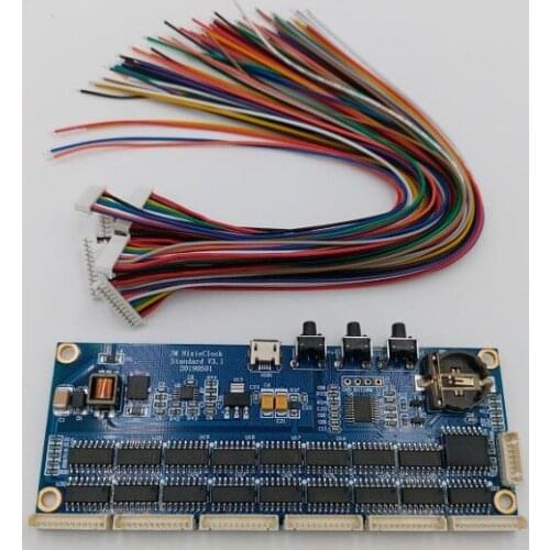 Micro USB diy tube glow tube clock kit module core board IN14 QS30 IN12