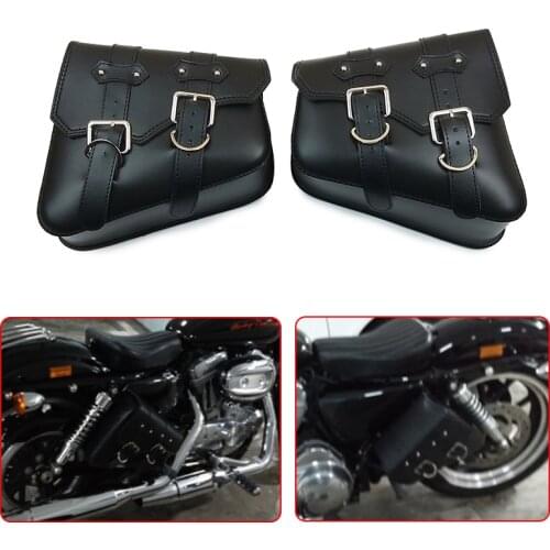 Motorcycle Saddle Bags For Harley Sportster XL 883 1200 Saddle Bags Left&Right Side Tool Bag Out Door Luggage for BMW Triumph