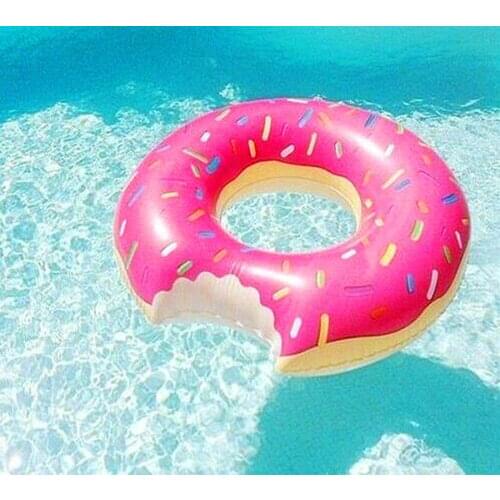 Inflatable pool float unicorn rainbow donut inflatable swimming ring swimming pool Beach for adults ring
