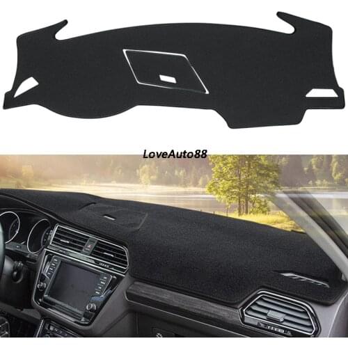 Car Dashboard Cover Mat SunShade Cushion Pad Protector Carpet Trim For Volkswagen VW Tiguan MK2 2021 2017 2018 2019 2020