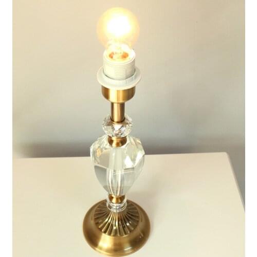 Desk Table Lamp crystal K9 home lights decor table lights bulb lamp modern home decoration table lamps bedroom bedside lamp E27