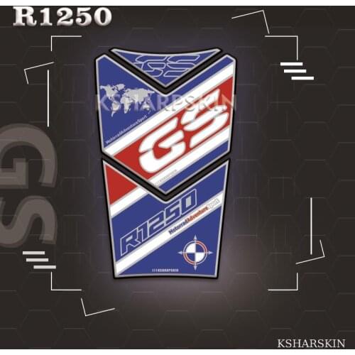 New Motorcycle 3D Edge Gel Fuel Tank Pad Stickers Gas Fuel Oil Tank Protective Accessories Decals For BMW R1250GS 2019 r1250 gs