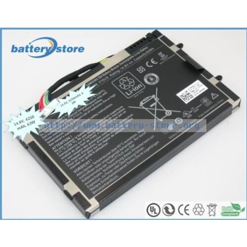 New Genuine laptop batteries for 8P6X6,for Alienware M14x,R1,R2,M11x R2,ALW14D-138,14.8V,8 cell