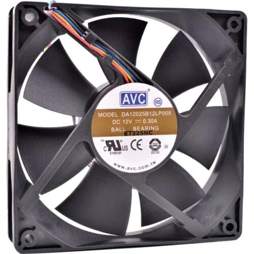 COOLING REVOLUTION DA12025B12LP005 120mm fan 12cm 12025 12V 0.30A 4-wire PWM computer CPU high air volume cooling fan