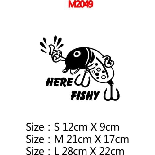 Small Town Lovely Fish Car Wrap Creative Auto Decorative Decals Car Door Handle Vinyl Car Body Decals