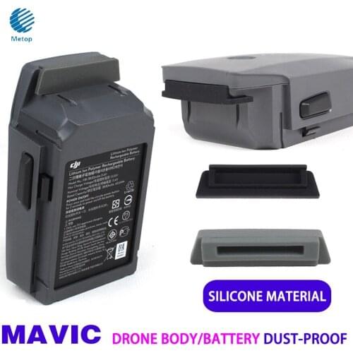 Sunnylife 4PCS/Set Dust-Proof Plug Cover Caps for DJI MAVIC PRO Battery Charging Port and Drone Port Short Cirsuits Protection