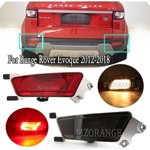 Rear Bumper Light For Range Rover Evoque 2012 2013 2014 2015 2016 2017 2018 Rear Reflector Fog Lamp With Bulb Car Accessories
