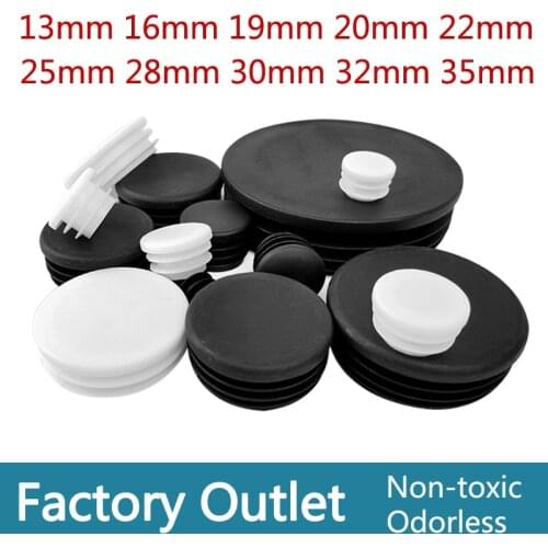 10Pcs Round Plastic pipe plug 30mm Chair Leg inner hole dust cover Furniture Leveling feet Anti Slip mat Protector Hardware