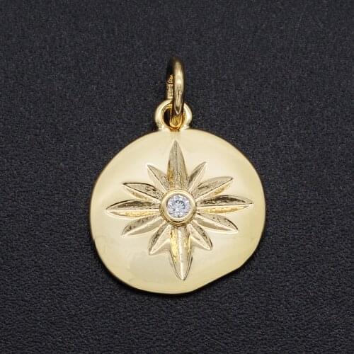 18x13mm 100% CZ Zircon DIY Jewelry Meteor Star Charm Pendant Wholesale Top Quality Jewellery Accessories Bracelet Making Charm