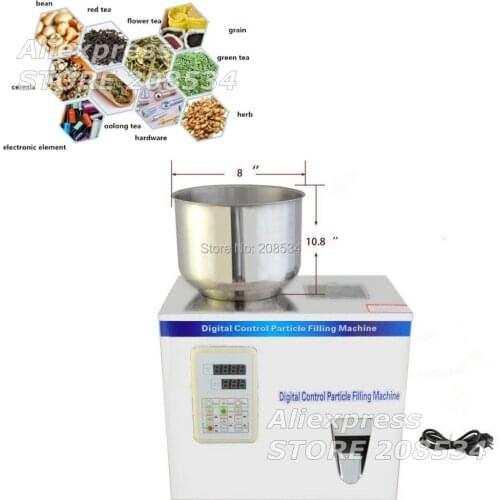 2-200g tea weighing machine,grain,medicine,seed,salt packing machine,powder filler