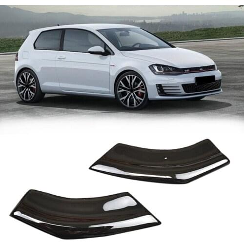 2Pcs Car Rear Bumper Spoiler Splitters Diffuser for Golf -POLO RLINE 18-19