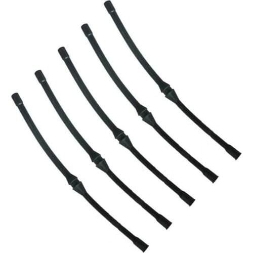 5Pcs/LOT Fuel Hose Pipes Replacement For Chinese Chainsaw 4500 5200 5800 45cc 52cc 58cc Black Fuel Hose Pipe