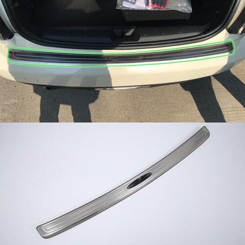 ABS Exterior car accessories stainless steel rear bumper foot plate For bmw 2018 MINI