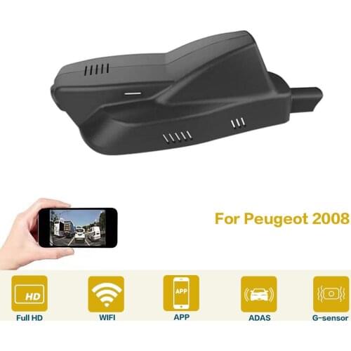 Car DVR Wifi Video Recorder Dash Cam Camera High Quality Night Vision Full Hd For Peugeot 2008