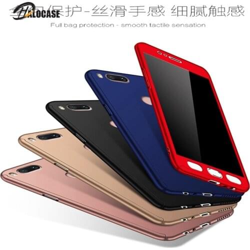 For Xiaomi Mi A1 Case Tempered Glass Front Back Cover Full Body Coverage For Mi 5X 360 full Protective Capa Fundas