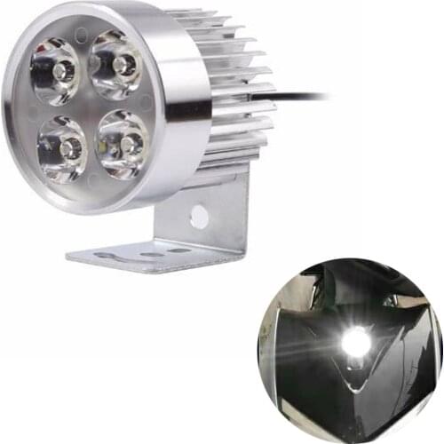 Motorcycle Headlight Universal Front LED Lights Spotlight Head Signal Spot Light Lamp Aluminum Universal Accessories