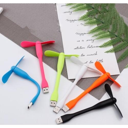 Mini Flexible And Foldable USB Fan For Portable Mobile Power PC Charger Portable Fan Computer Summer Heatsink Artifact