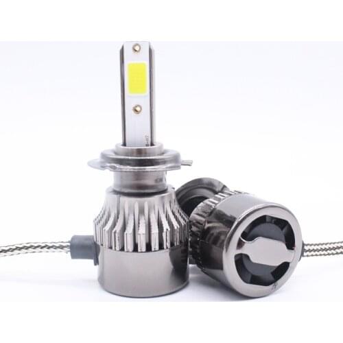 H4 LED H7 H11 H8 HB4 H1 H3 HB3 H9 9005 9006 Auto mini Car Headlight Bulbs 72W 8000LM Car Styling 6500K led automotivo