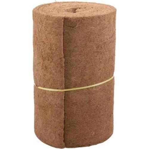 Coco Liner Bulk Roll 24inch Width 33inch Lenth Garden Flowerpot Mat Coconut Palm Carpet For Wall Hanging Baskets