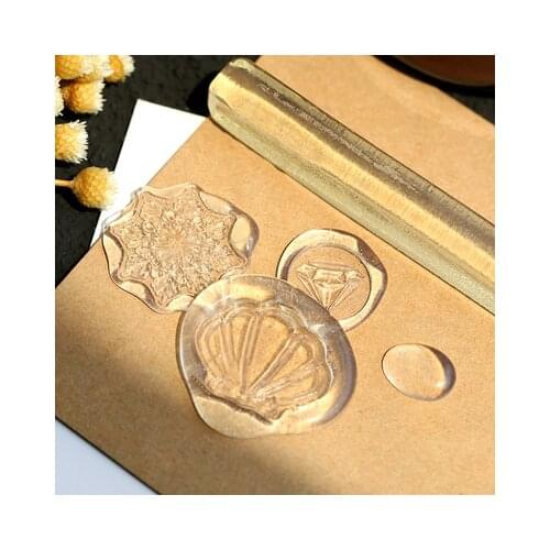 Round Seal Wax Stick Wax Seal Stamps for Wedding Party Invitation Card Sealing Stripes Seal Dedicated Christmas Decoration Gift