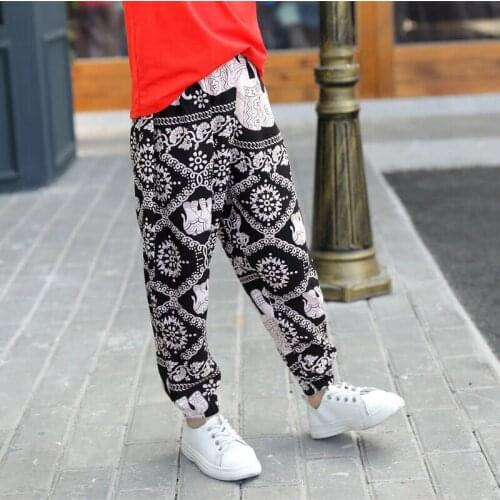 New Fashion 2020 Summer Kids Boys Girls Casual Anti Mosquito Pants Children Trousers Girl Boys Pajama Summer Clothing For 1-8Yrs