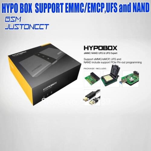 NEW ORIGINAL HYPOBOX/HYPO BOX support eMMC/eMCP,UFS and NAND include support PCle Pin-out programming