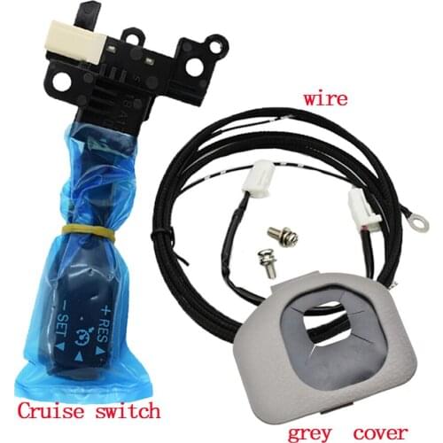 84632-34017 84632-34011 Cruise Control Switch With grey black Dust cover 45186-58020-C0 For Toyota Prado 4000 GRJ120 03-09